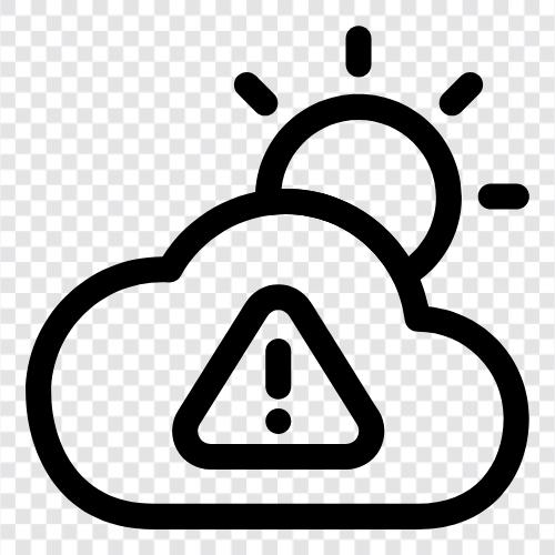 weather warnings, tornado watch, severe weather warnings, flash flood watch icon svg