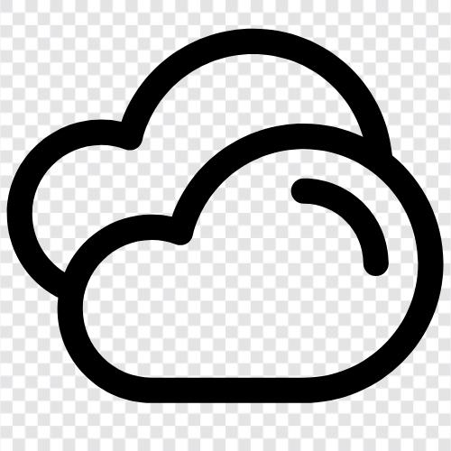Wetter, Wolken, Vorhersage, Wetterbericht symbol