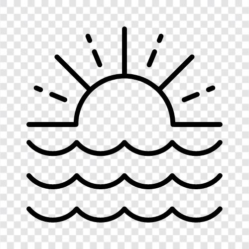 weather, Florida, beach, vacation icon svg