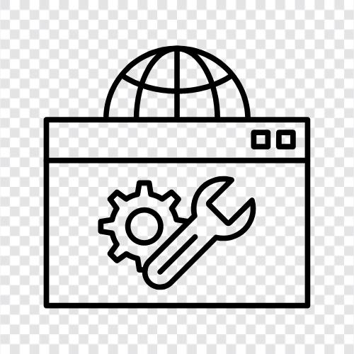 web design, website design, web development, website development icon svg