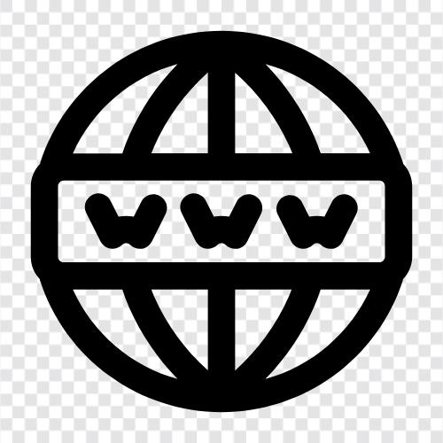 Website, Internet, weltweites Web, Webseite symbol