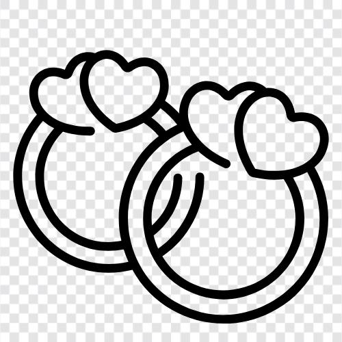 Düğün yüzüğü, aşk yüzüğü, nişan yüzüğü, sonsuzluk yüzüğü ikon svg