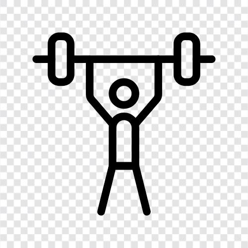 Gewichtheben Übungen, Gewichtheben Routine, Gewichtheben Ausrüstung, Gewichtheben Tipps symbol