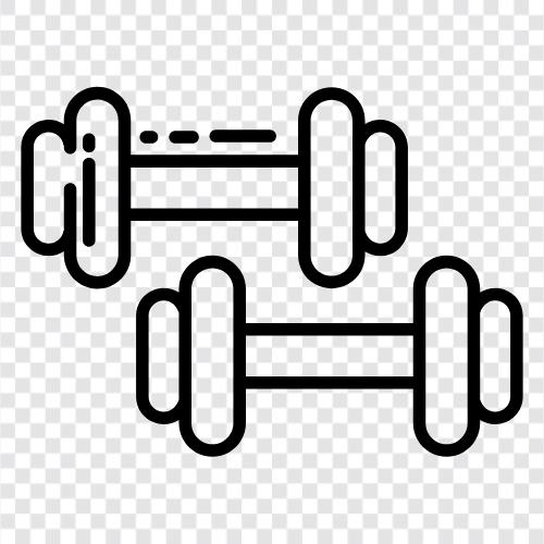 Gewichtheben, Gewichte, Fitness, Muskel symbol