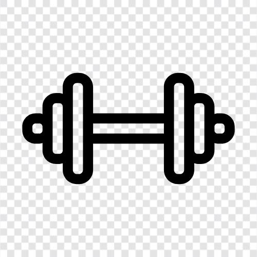 Gewichtheben, Hocken, Deadlift, Bankdrücken symbol