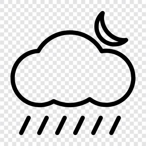 wet, cloudy, dismal, nasty icon svg