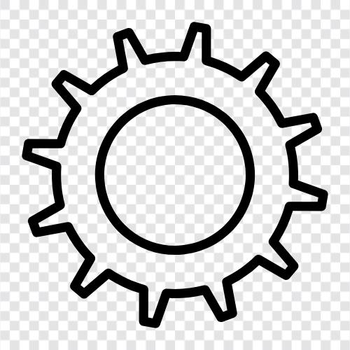 wheel, axle, mechanism, construction icon svg