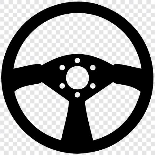 Wheel, Car, Driving, Controls icon svg