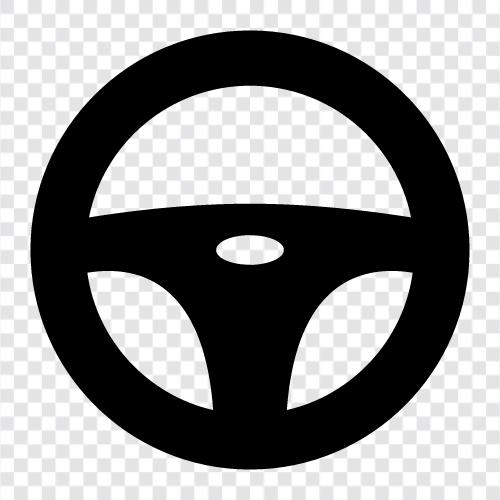 wheel, manual, car, driving icon svg