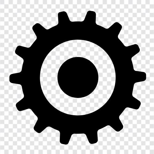 wheel, motor, sprocket, chain icon svg