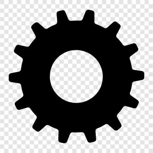 wheel, axle, axle slot, gear icon svg