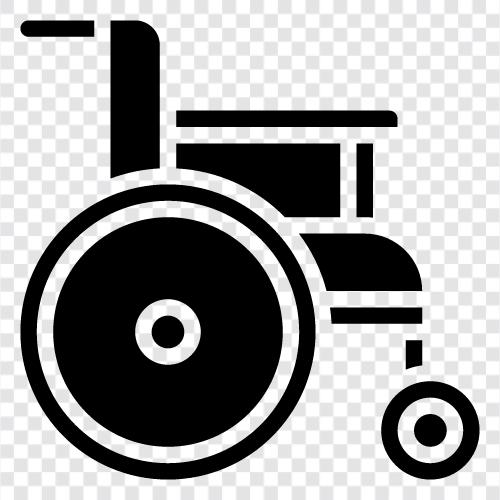 инвалидная коляска, медицинское оборудование, доступное медицинское оборудование, медицинское оборудование для инвалидов Значок svg
