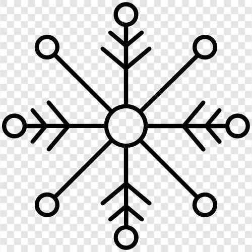 Weiß, Kegel, Kristall, Frost symbol