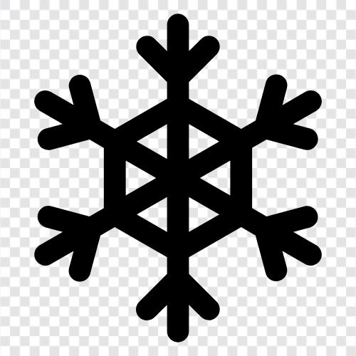 weiß, Flocken, Schneemänner, Winter symbol