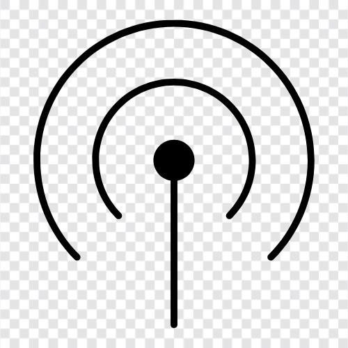 WiFi, Интернет, широкополосная связь, беспроводная связь Значок svg