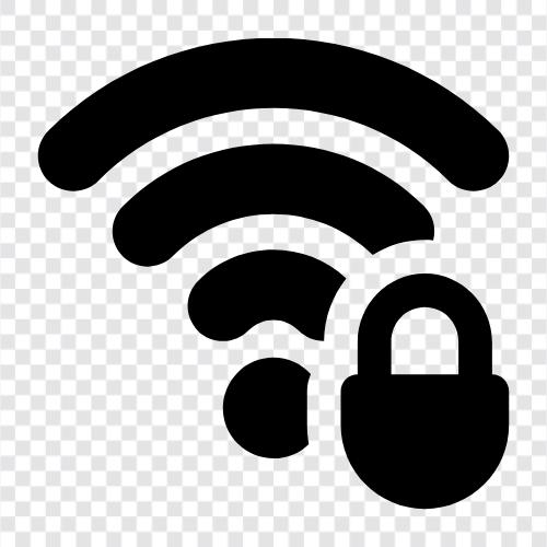 wiFi, wiFi риски для безопасности, WiFi решения в области безопасности, WiFi недостатки безопасности Значок svg