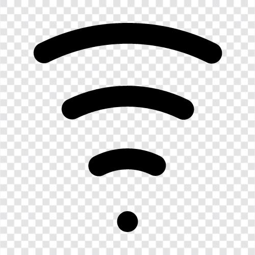 wifi, wifi sinyali, wifi sinyal gücü, wifi sinyal paraziti ikon svg