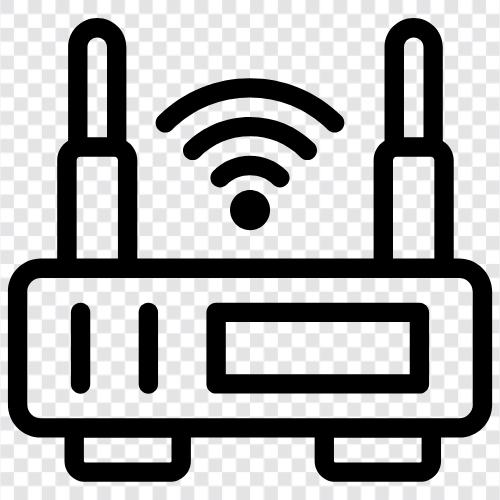 Wifi Router Sicherheit, Wifi Router Setup, Wifi Router Passwort, Wifi Router Box symbol