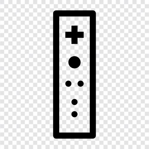 Wii Remote, Nunchuk, GameCube Controller, Classic Controller icon svg