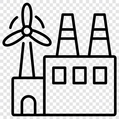 wind turbine, wind farm, wind power, renewable energy icon svg