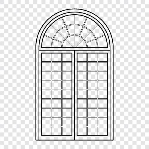 window screen, window treatments, window coverings, window cover icon svg