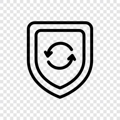 window shield, privacy shield, virus shield, refresh shield icon svg