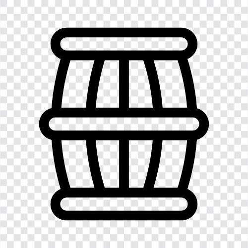 wine barrels, wine storage, wine aging, wine storage containers icon svg