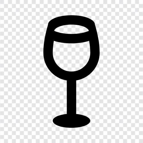 винные очки, бесстволый винный бокал, винный куб, винный флеш Значок svg