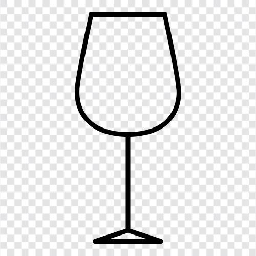 Weingläser, Weinprobe, Weinprobe Glas symbol