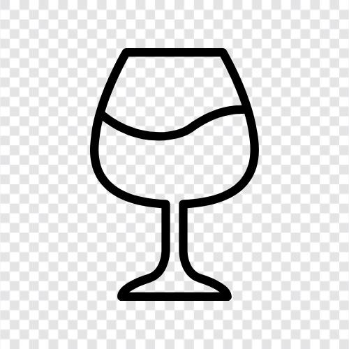 wine goblet, wine flute, wine tumbler, wine icon svg