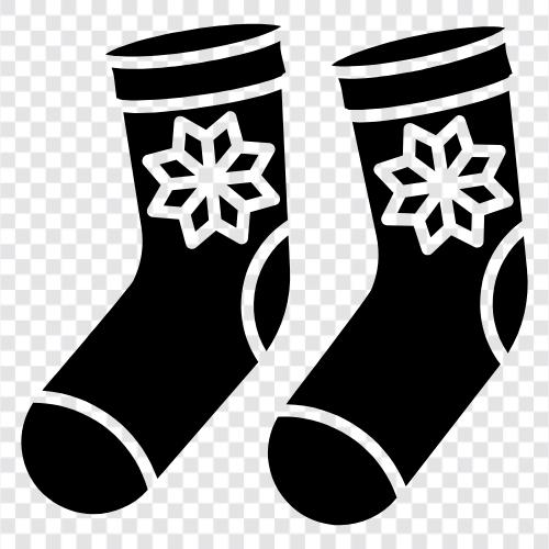 Wintersocken, Weihnachtsgeschenk, Weihnachtsstrumpf, Weihnachtssocken symbol