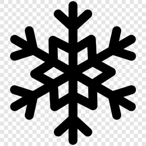 winter, snow, white, flakes icon svg
