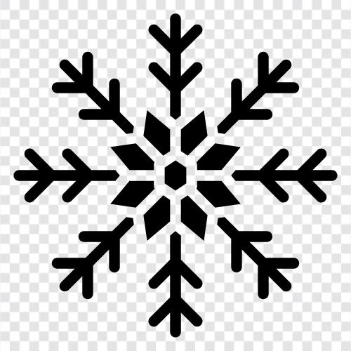 winter, snow, flakes, snowflakes icon svg