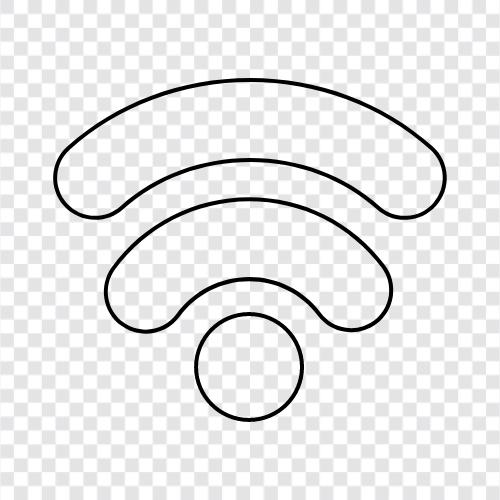 WLAN, Wifi Router, Wifi Extender, Wifi Signal symbol