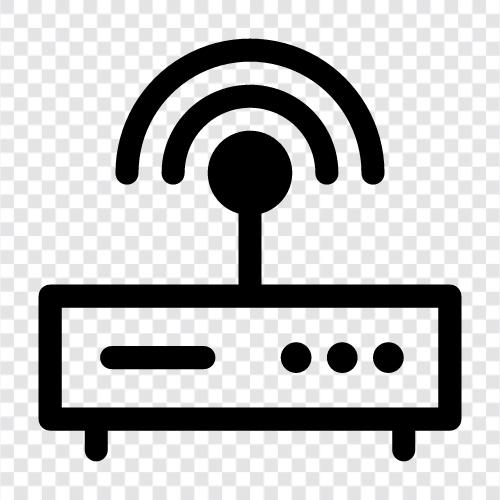 WLAN, Internet, Hotspot, Router symbol