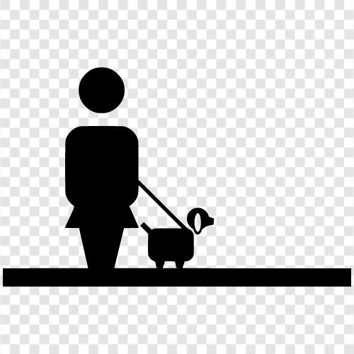 Woman Walking Dog Photos, Woman Walking Dog Pictures, Woman Walking Dog icon svg