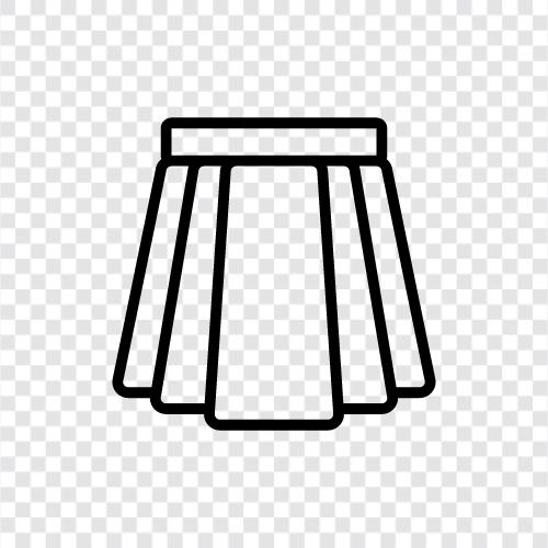 women s skirts, women s clothing, women s fashion, clothing icon svg