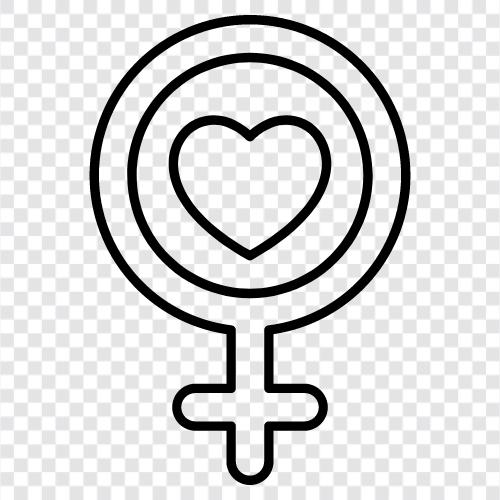 Frauen, Mädchen, Weiblichkeit, Frauenrechte symbol