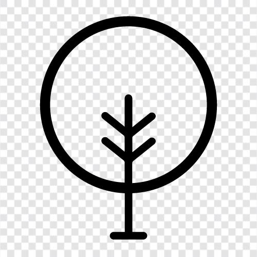 wood, branch, bark, leaves icon svg