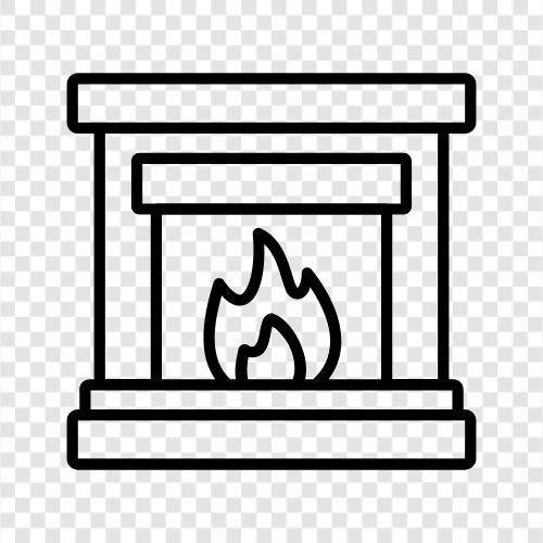 wood, logs, burning, warmth icon svg