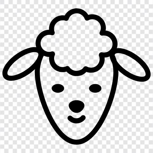 Wool, Farm, Animal, Breed icon svg