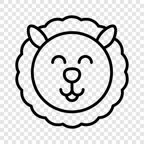 wool, fleece, lambs, wool production icon svg