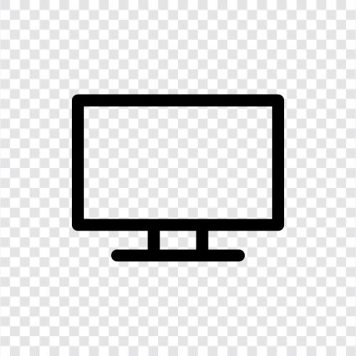 Arbeit, Computer, Bildschirm, Video symbol