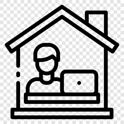 work from home scams, work from home icon svg