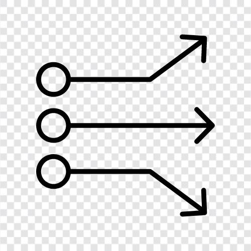 Workflow, Schritte, Verfahren, Methode symbol