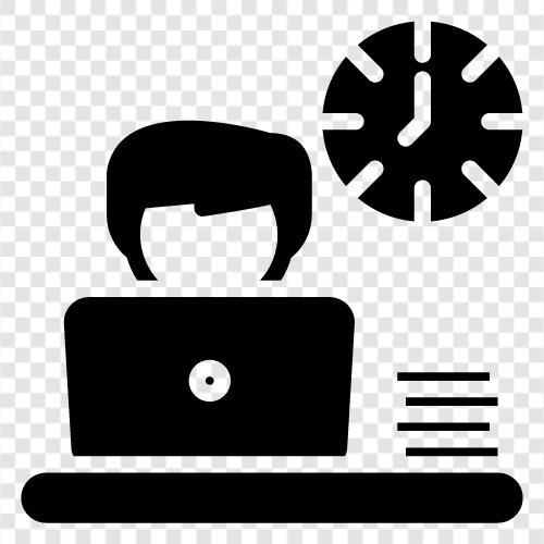 Working Hours, Overtime, Overtime Pay, Time Off icon svg