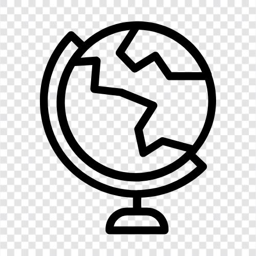 world, earth, planet, solar system icon svg