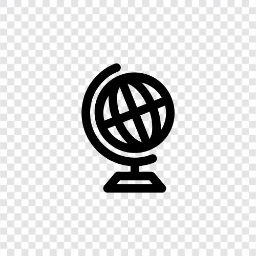 world, map, globe, world map icon svg