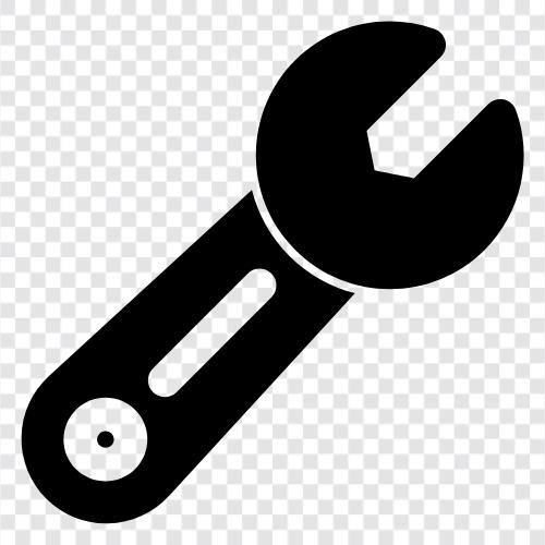 wrench, screwdriver, socket, ratchet icon svg