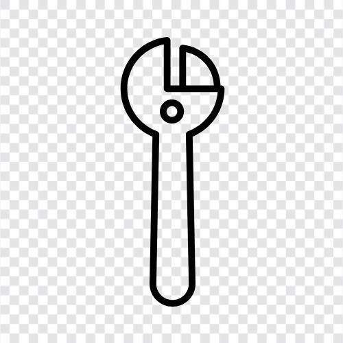 wrench, tool, toolbox, DIY icon svg